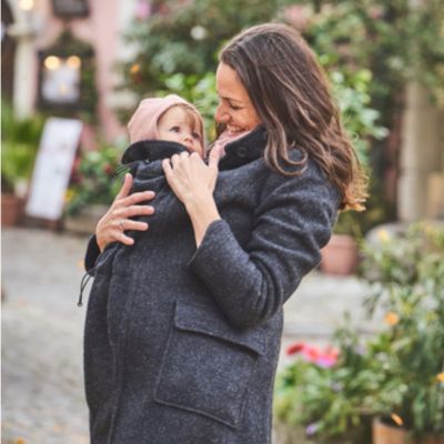 Kapuzenmantel+Baby+Schwangeren-Einsatz KMS-m-an